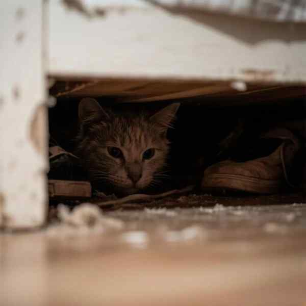 Жить с кошкой это значит всегда быть начеку